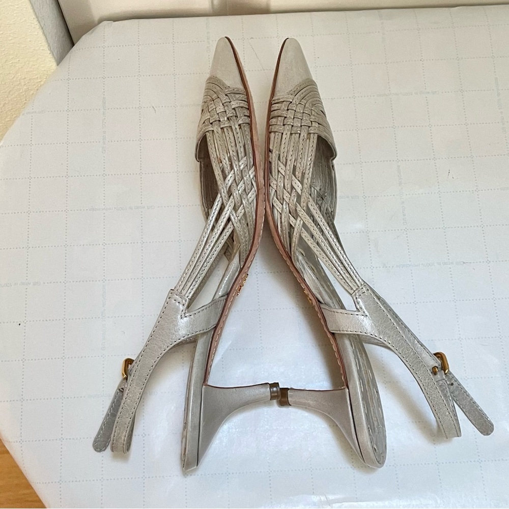 Authentic Prada Slingback Shoes - image 8